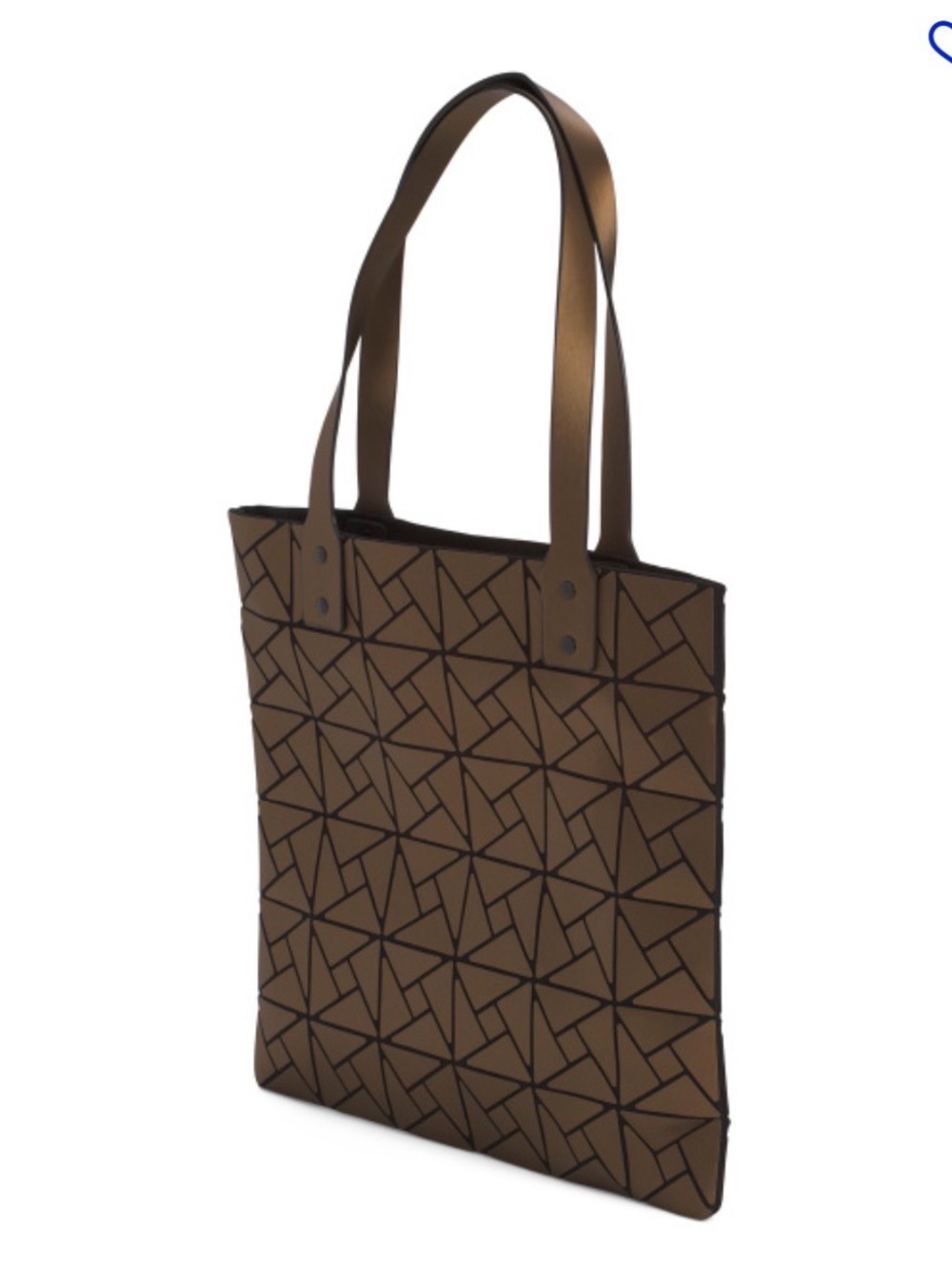 NWT- PATRIZIA LUCA Geometric Metallic Tote - Picture 2 of 5
